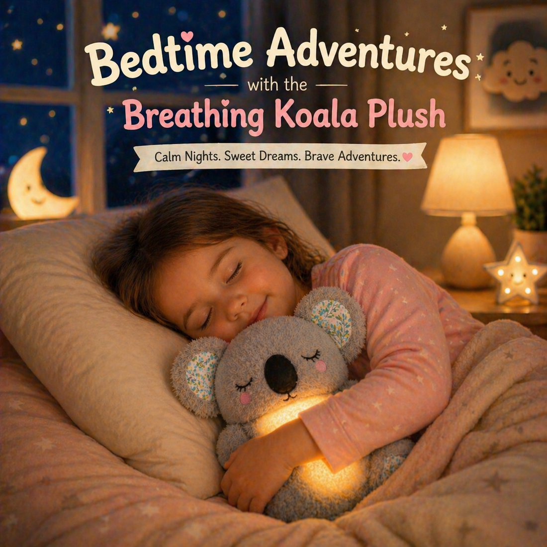 Bedtime Adventures with the Breathing Koala Plush