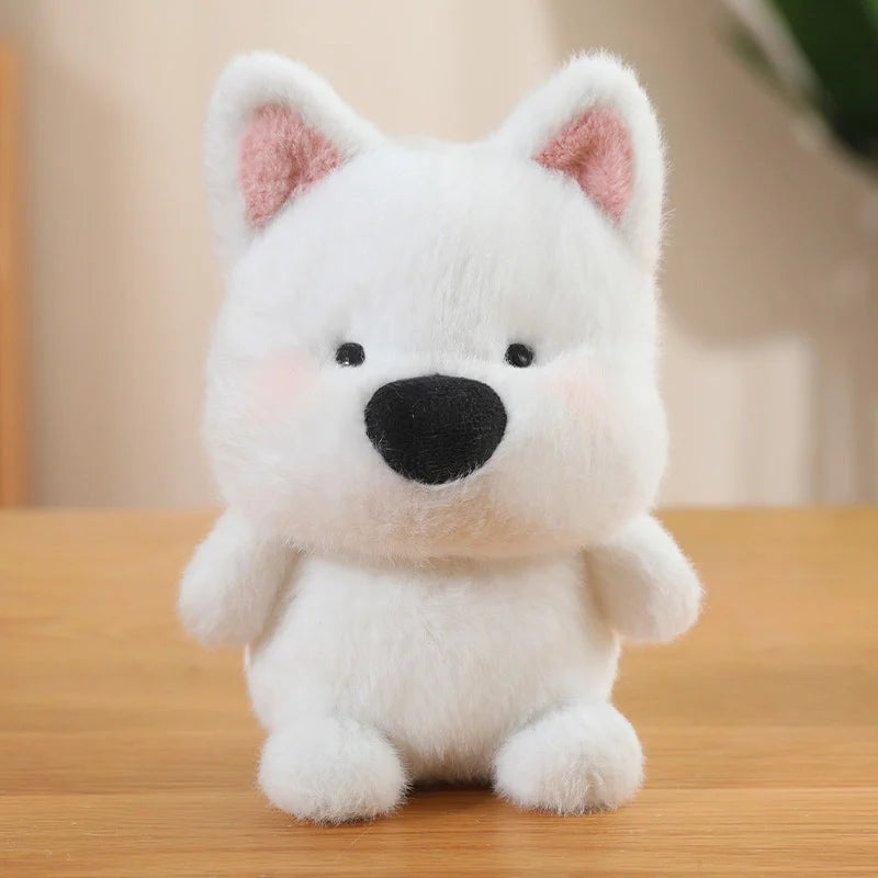 Cute Sitting Animals Red Panda Fox Sloth Cat Soft Plush Dolls Stuffed Capybara Pig Plushie Baby Toys Gifts for Children