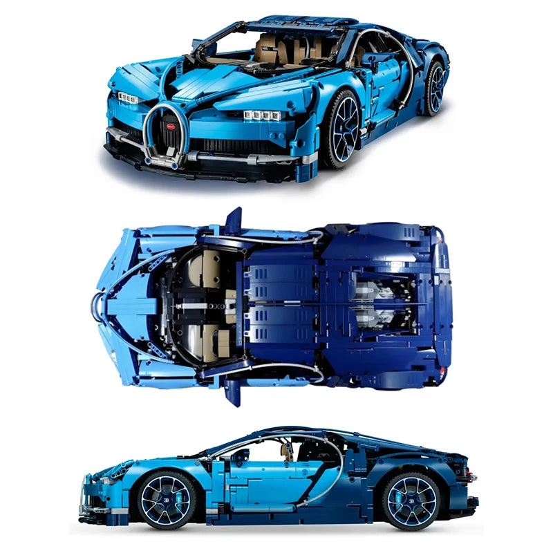 DIY Super Speed Sports Car Building Blocks Set – High-performance racing car model with durable ABS bricks, perfect for kids, teens, and car enthusiasts.