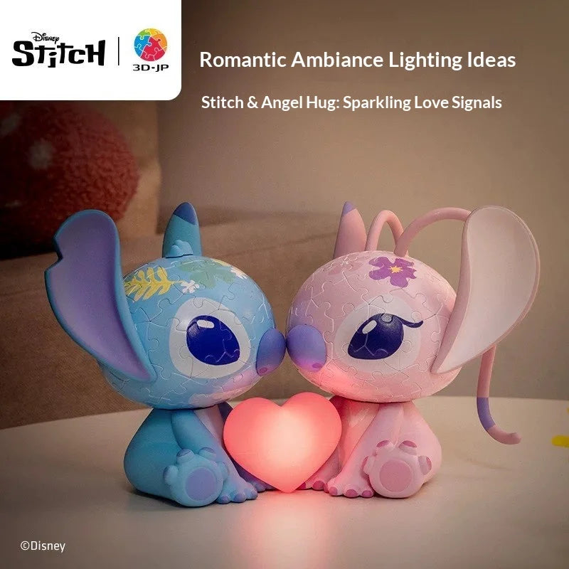Disney Lilo & Stitch 3D Puzzle Night Light – Figurine Lamp