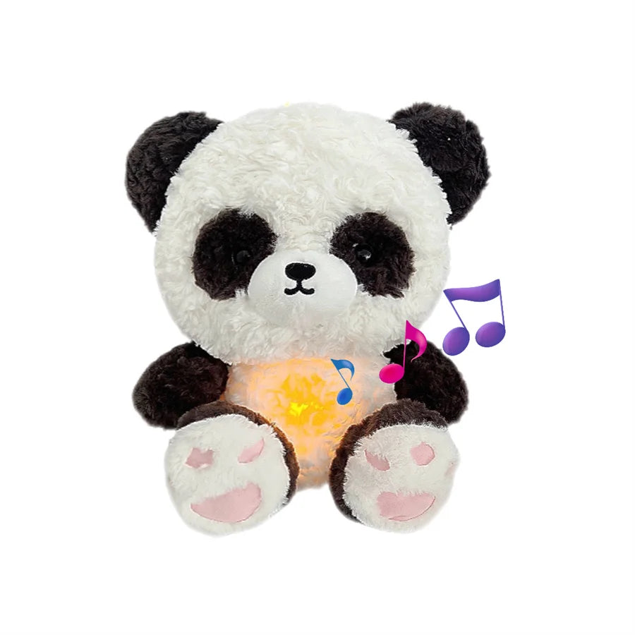 2-In-1 11.81In Breathing Panda Plush Toy - Exquisite, Soft and Lovable Companion, Suitable for Snuggling, Hugging and Playing, U