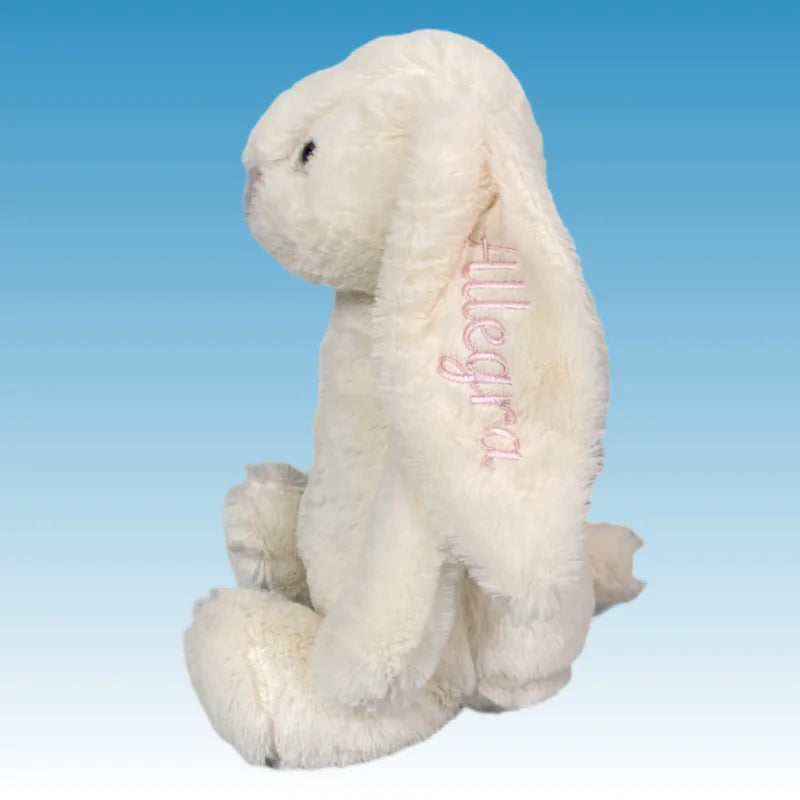 Personalied Baby Gifts Embroidered Plush Bunny Toys with Kids Customized Name First Easter Boys Girls Birthday Gifts Children