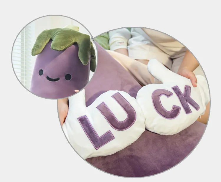 The Hugsies™ Fruit & Veggie Long Pillows – The Plush That Cuddles!