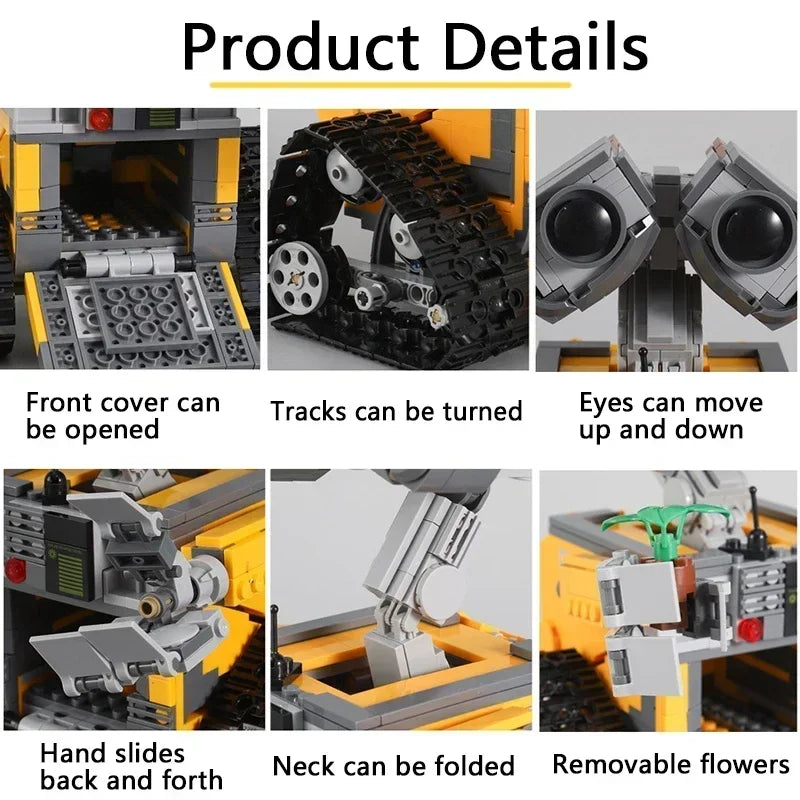 687-Piece Electric Hi-Tech RC Robot | App-Controlled Motorized Building Blocks Toy for Kids – Remote & Programming Function