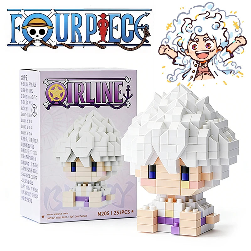 One Piece Micro Building Blocks – 3D Anime Assembly Bricks