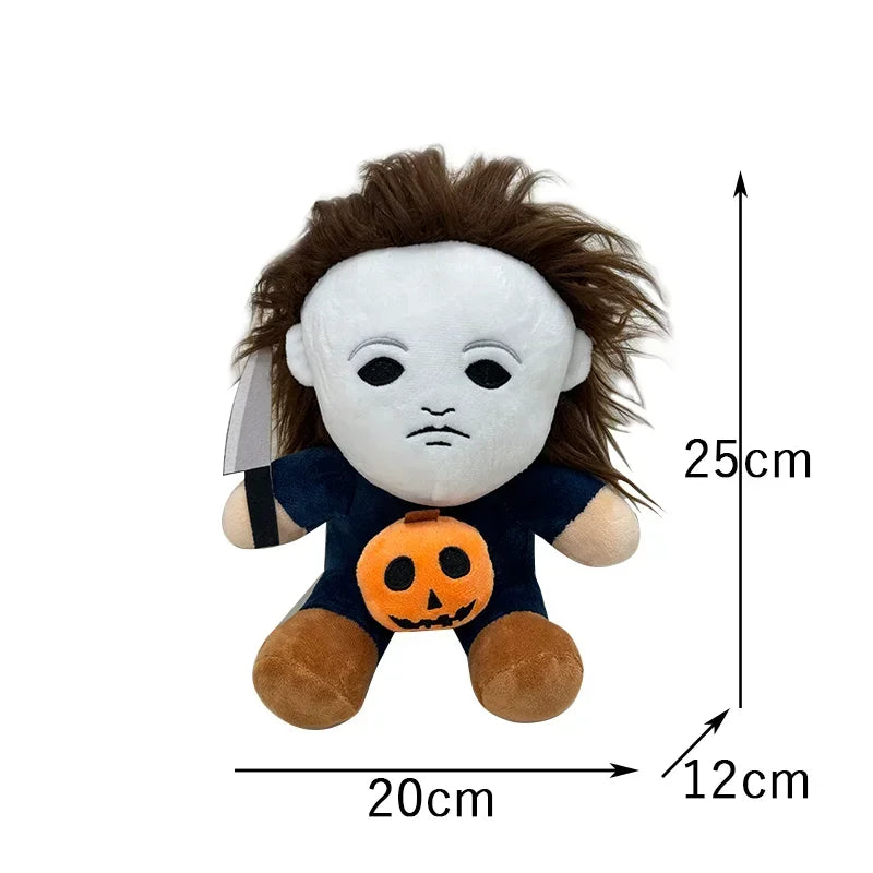 Michael Myers Horror Plush Toy – 25cm Halloween Stuffed Doll
