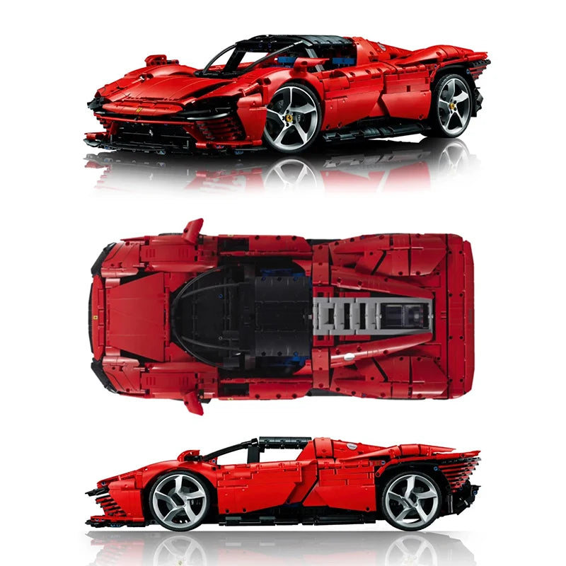 DIY Super Speed Sports Car Building Blocks Set – High-performance racing car model with durable ABS bricks, perfect for kids, teens, and car enthusiasts.