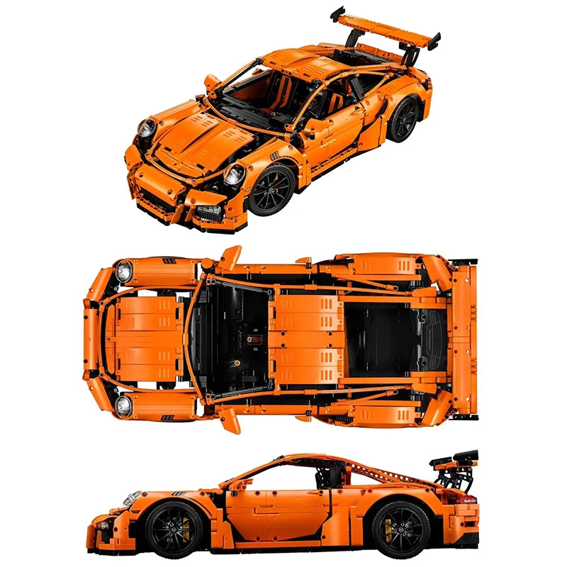 DIY Super Speed Sports Car Building Blocks Set – High-performance racing car model with durable ABS bricks, perfect for kids, teens, and car enthusiasts.