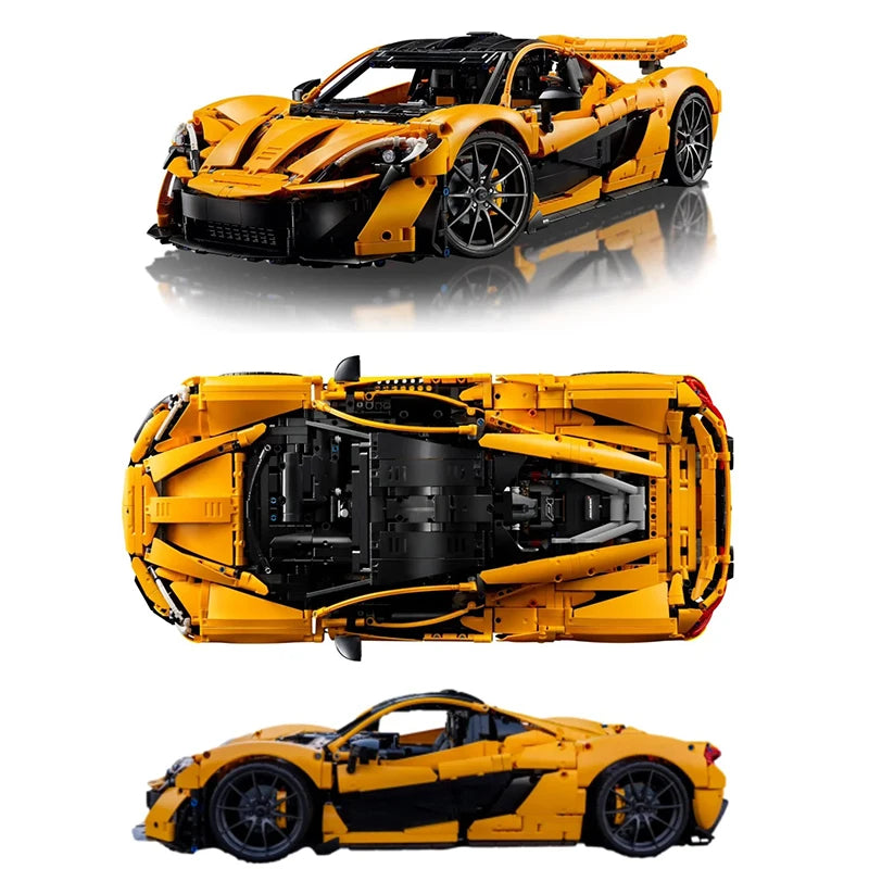 DIY Super Speed Sports Car Building Blocks Set – High-performance racing car model with durable ABS bricks, perfect for kids, teens, and car enthusiasts.