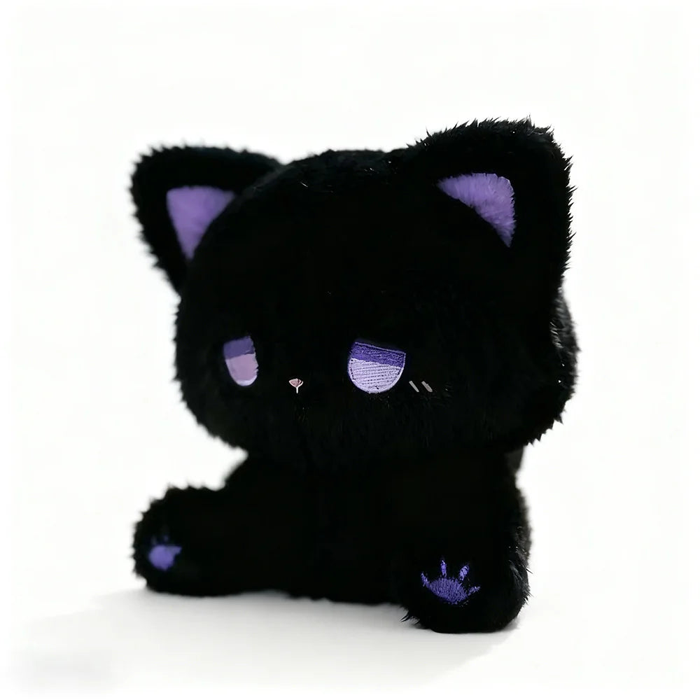 Emo cat plush presented as a fun and unconventional gift idea