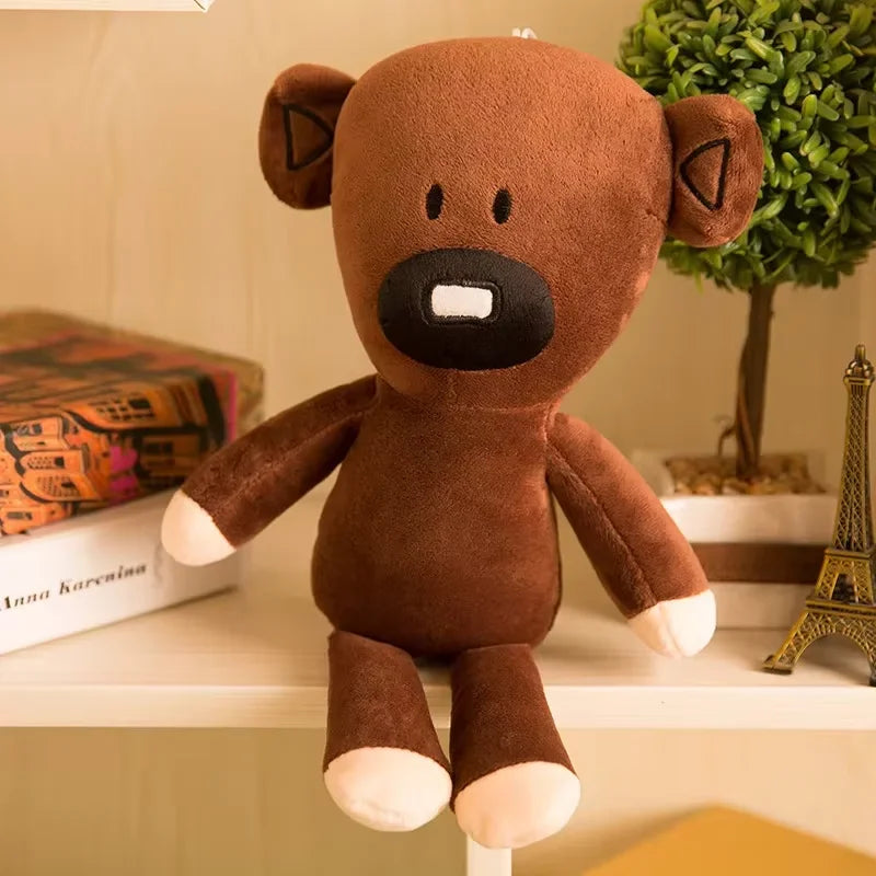 Mr. Bean–inspired teddy bear plush presented as a fun nostalgic gift