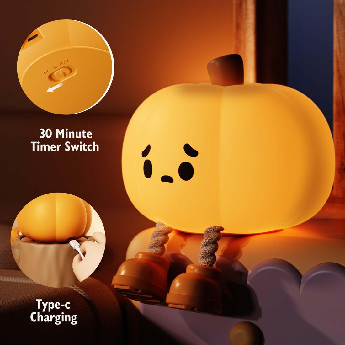 10 Places to Use the Pumpkin Night Light Beyond the Bedroom
