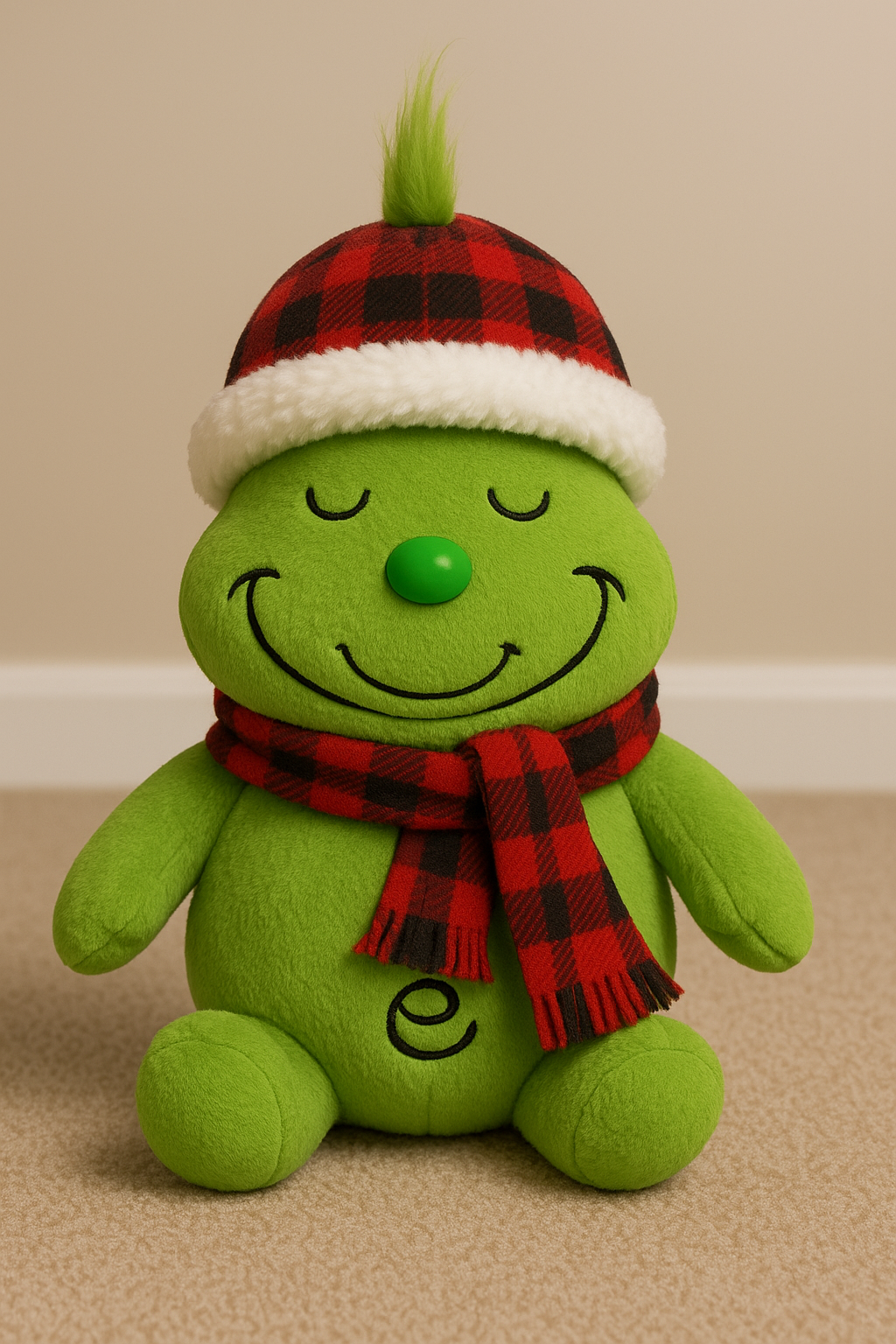 breathing grinch plush
