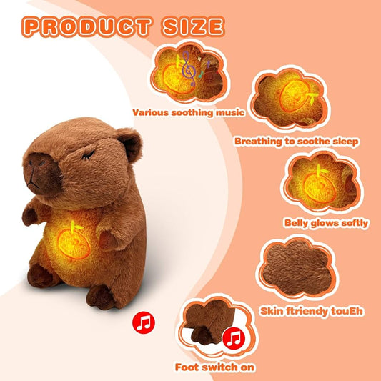 Breathing Capybara Plush Product Details and Size