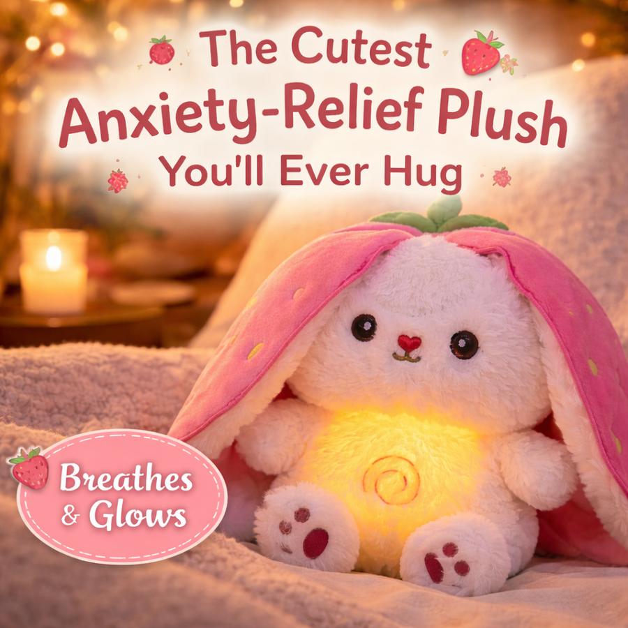Why the Breathing Strawberry Bunny Plush Relieves Anxiety