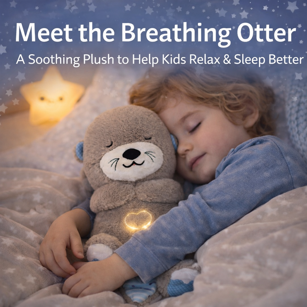How the Breathing Otter Plush Helps Babies & Kids Sleep Better