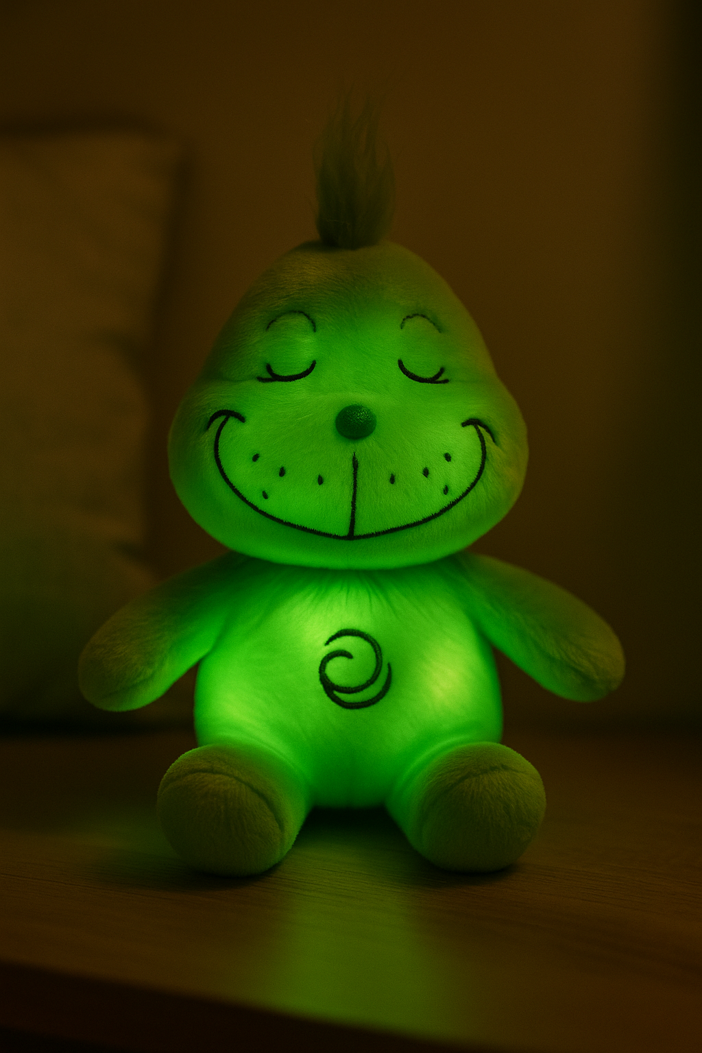 breathing grinch plush