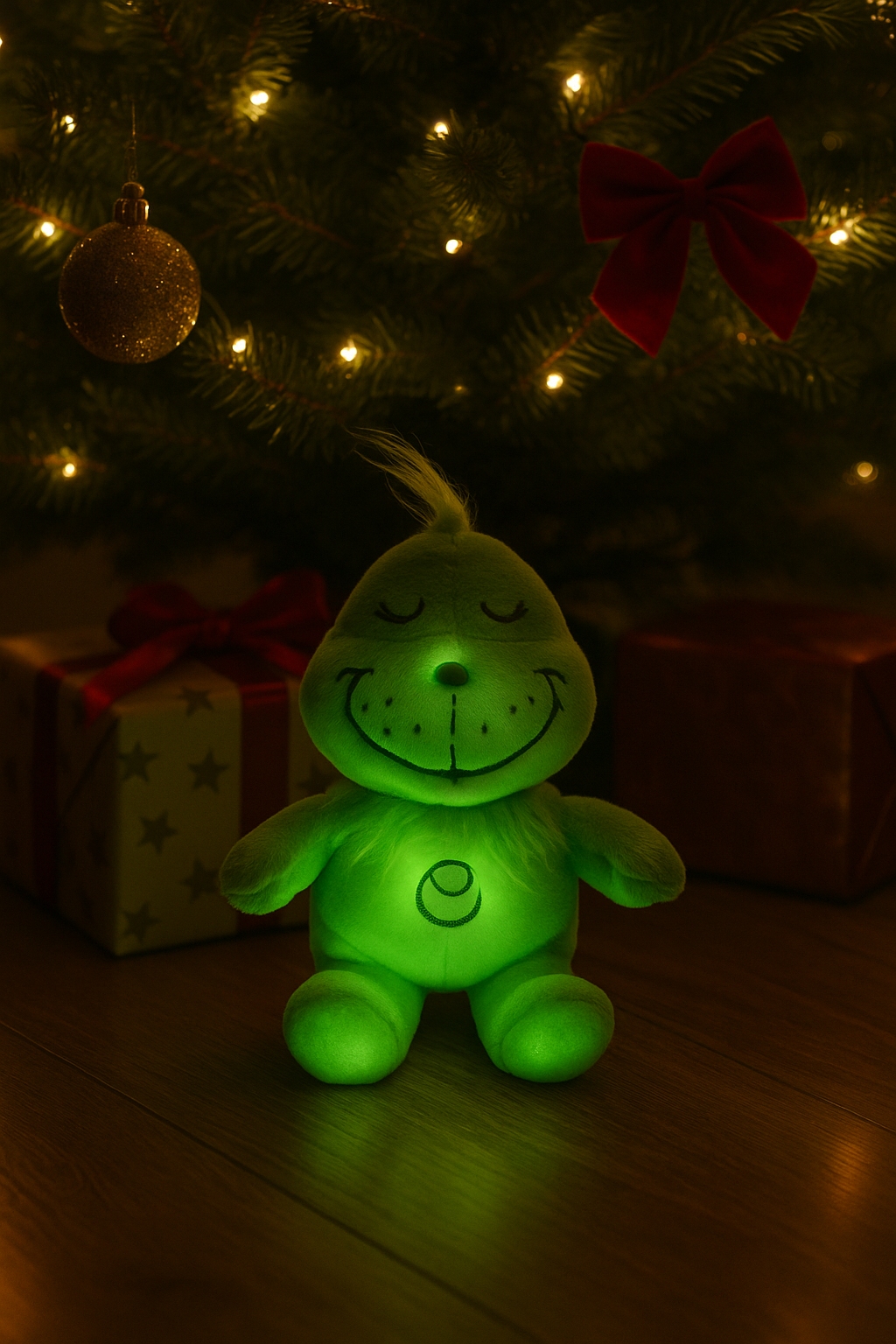 breathing grinch plush