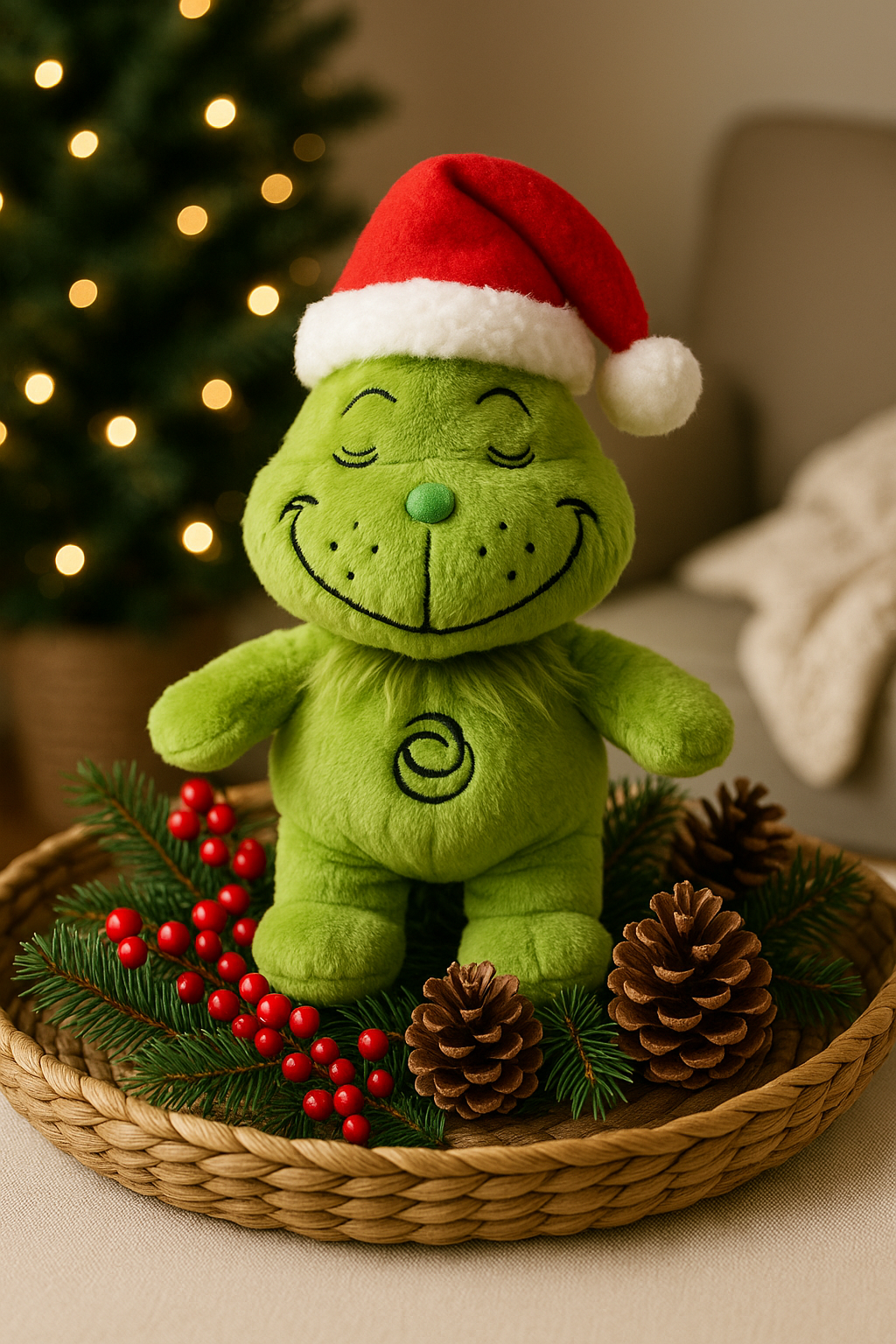 breathing grinch plush