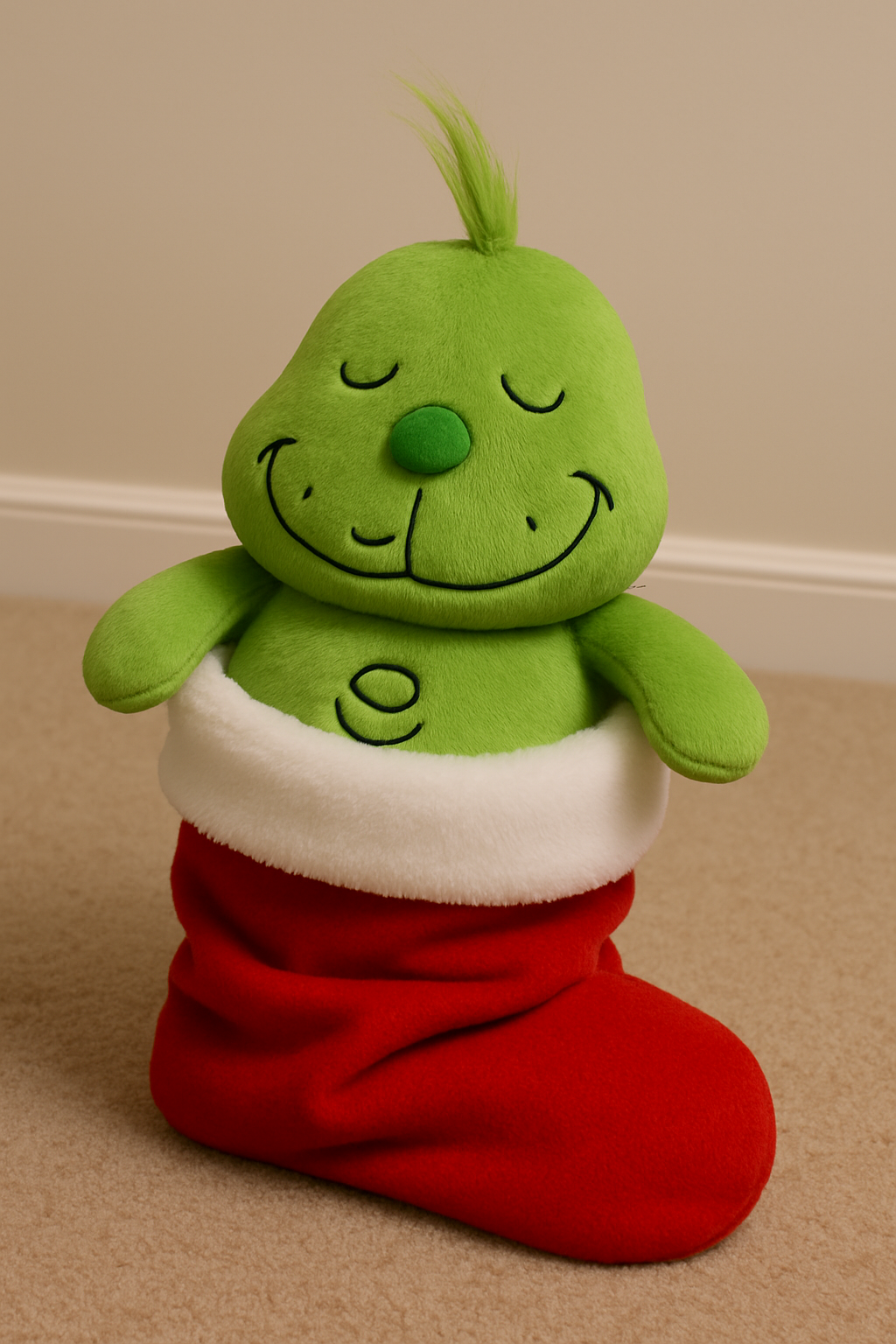 breathing grinch plush