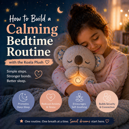 Cozy bedtime routine with plush koala