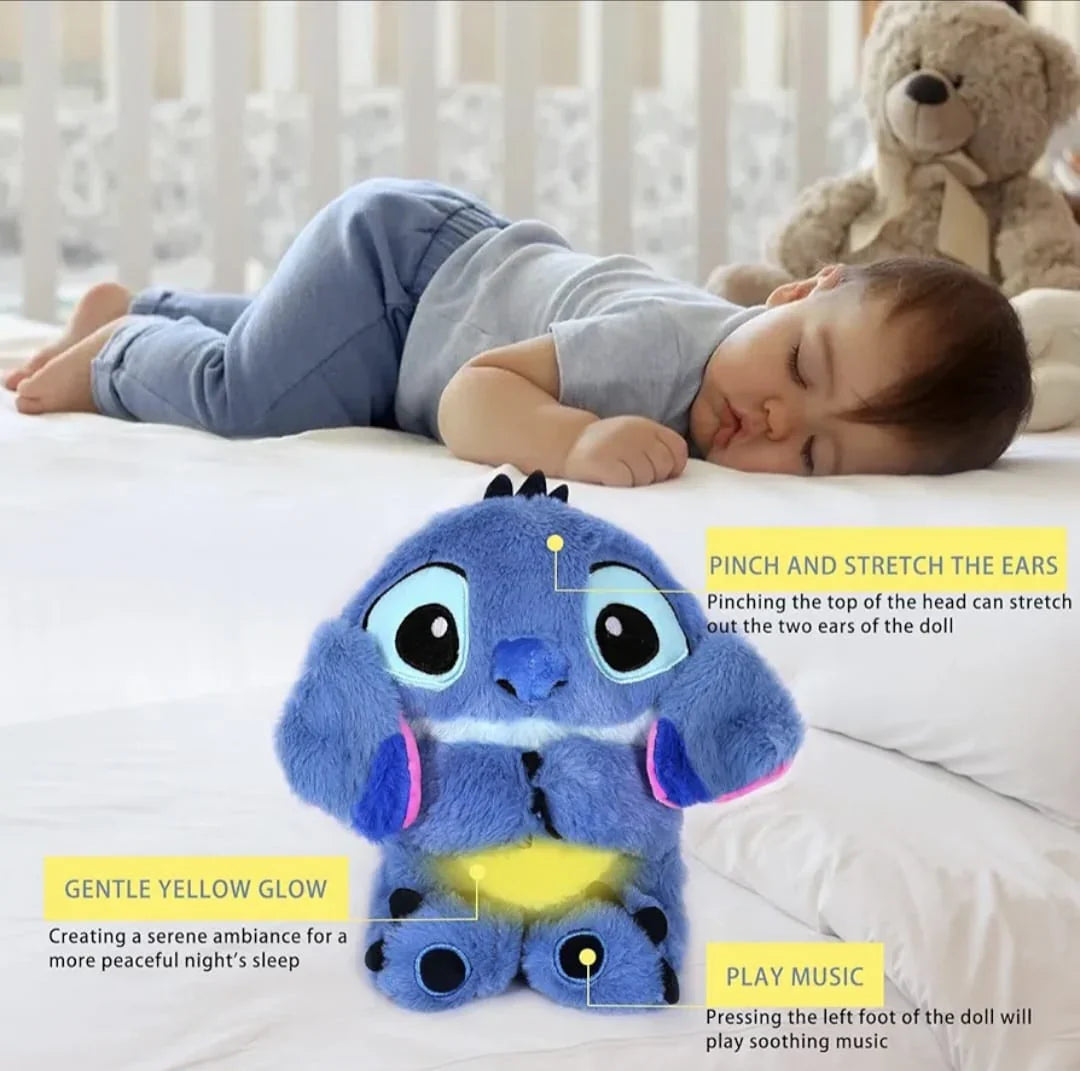 Meet the Breathing Stitch Plush Your New Bedtime Bestie