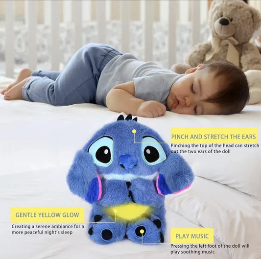 Meet the Breathing Stitch Plush Your New Bedtime Bestie