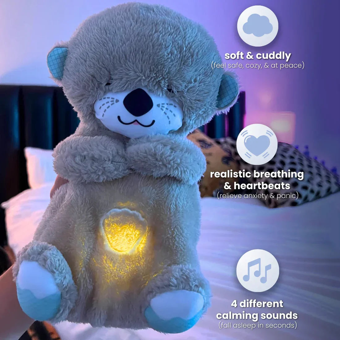 Sleep Better with the Breathing Otter Plush: The Softest Nighttime Companion