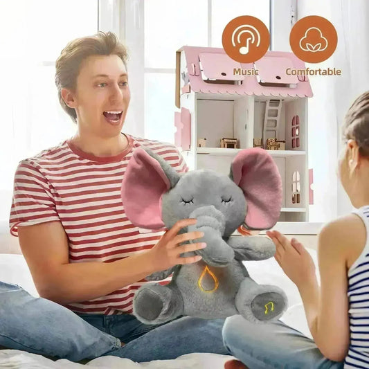 The Ultimate Bedtime Routine Featuring the Breathing Elephant Plush