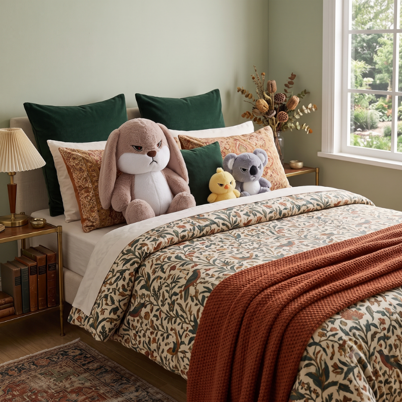 Plushies as Room Decor: Cute Bedroom Styling Ideas