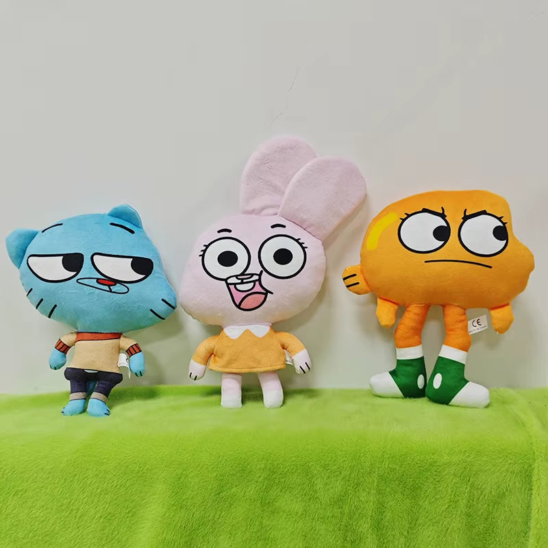 Amazing Worlds of Gumball Plush Toys the Amazing Worlds of Gumball Plushie Doll Amazing Worlds of Gumball Darwin Anais Richard