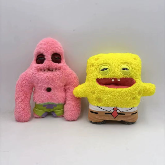 HOT Fuggler Spongebob Squarepants Patrick Star Series Plush Toy Little Monsters Funny Ugly Monster Tooth Birthday Christmas Gift