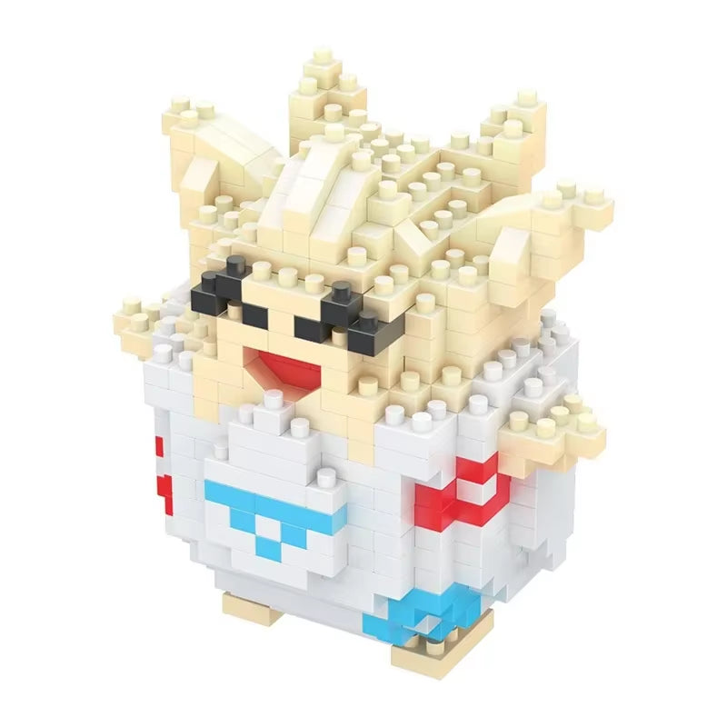 Pokemon Micro Building Blocks Marowak Jigglypuff Gengar Mudkip Piplup Raichu Gyarados Pikachu Mini Brick Figures Toy for Kids