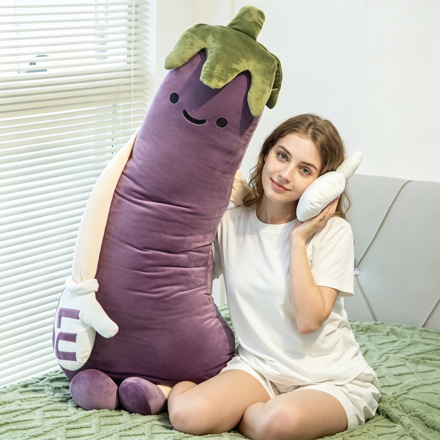 The Hugsies™ Fruit & Veggie Long Pillows – The Plush That Cuddles!