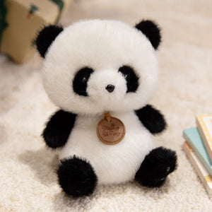 Cute Sitting Animals Red Panda Fox Sloth Cat Soft Plush Dolls Stuffed Capybara Pig Plushie Baby Toys Gifts for Children