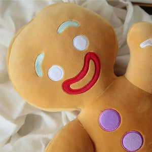 Gingerbread Man Plush Toy – Cute Stuffed Cookie Soft Doll