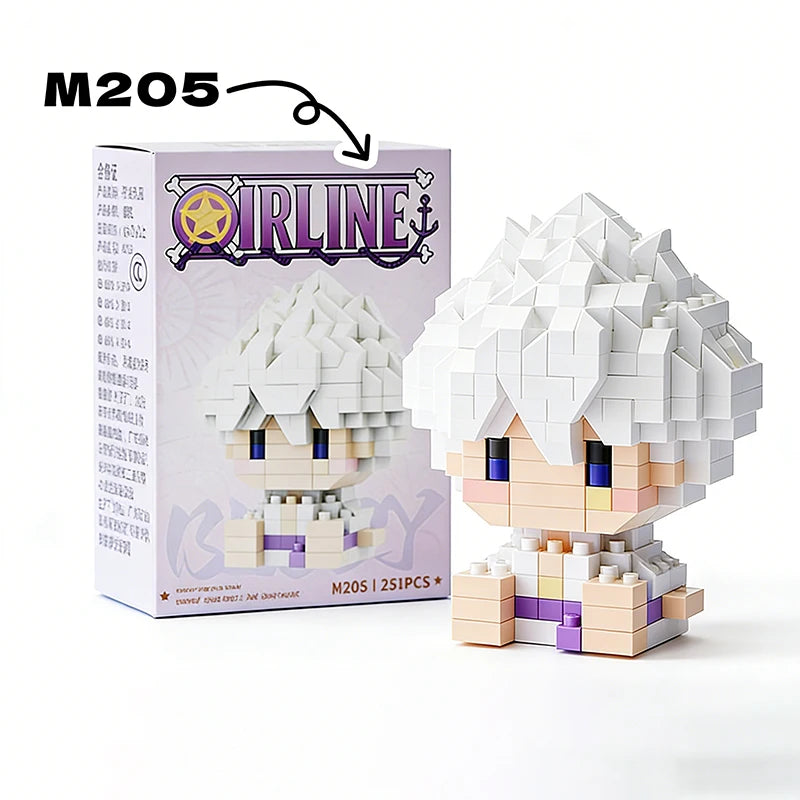 One Piece Micro Building Blocks – 3D Anime Assembly Bricks