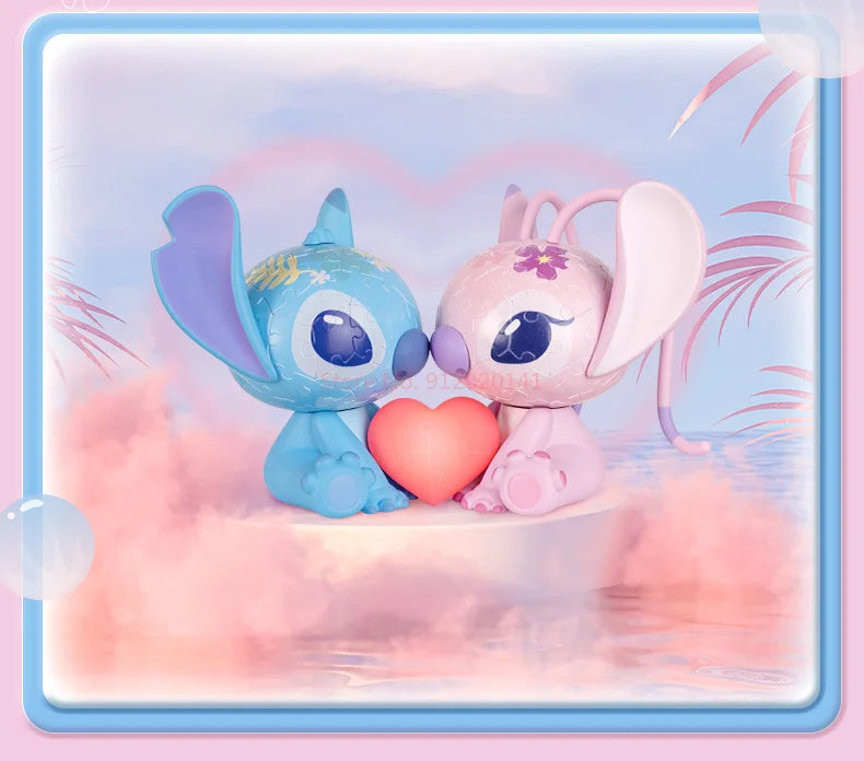 Disney Lilo & Stitch 3D Puzzle Night Light – Figurine Lamp