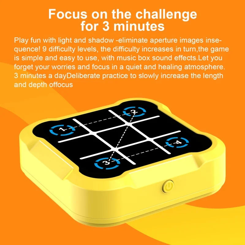 Multifunctional Tic Tac Toe Electronic Board Game Kids Educational Strategy Toyamily Interactive Brain Game for Parent Child Fun