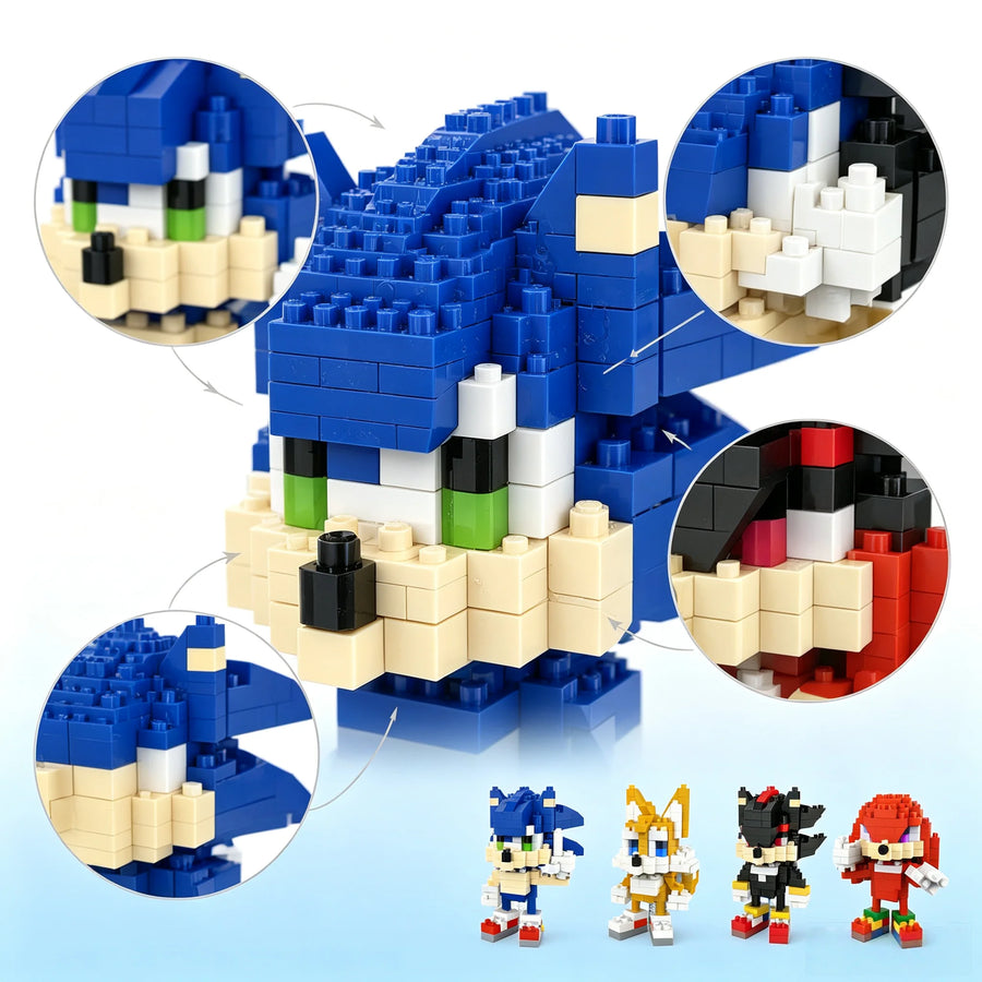 Sonic & Friends Building Blocks – Desktop Ornament Set