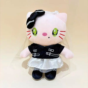Sanrio Gothic Hello Kitty Plush – 23cm Suture Stitched Doll