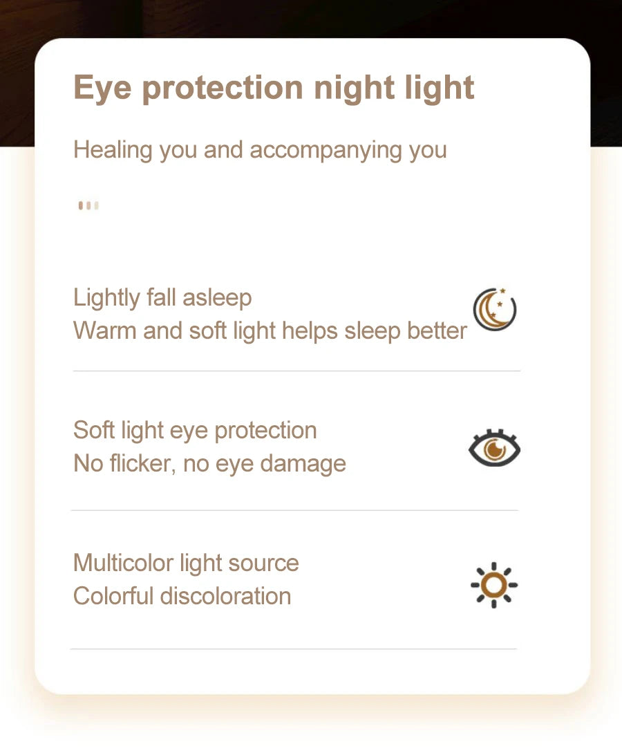 Pear Night Light | Rechargeable Touch-Control LED Lamp with 7 Color Modes – Cute and Adjustable for Kids, Bedroom, or Nursery