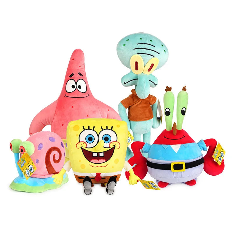 SpongeBob & Friends Plush Toys – Character Throw Pillows