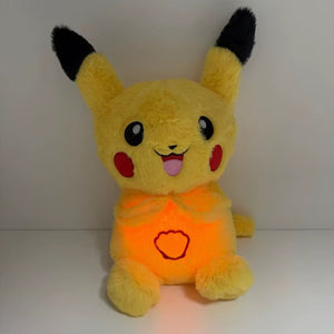 Pikachu breathing plush toy