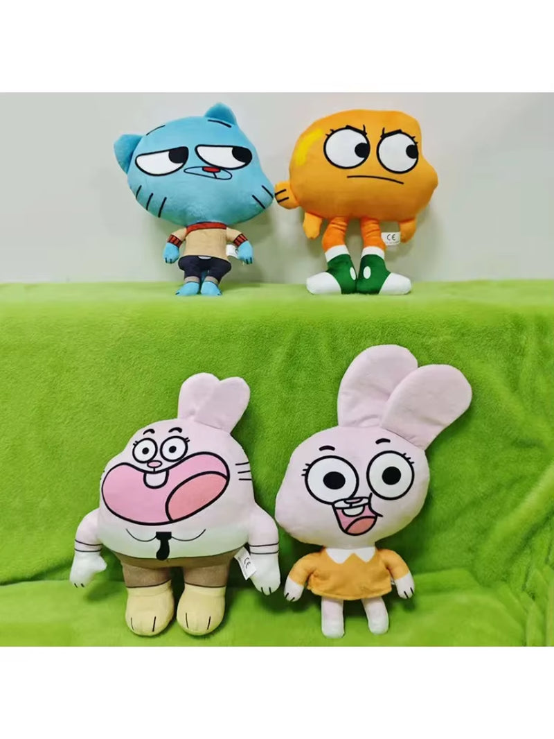 Amazing Worlds of Gumball Plush Toys the Amazing Worlds of Gumball Plushie Doll Amazing Worlds of Gumball Darwin Anais Richard