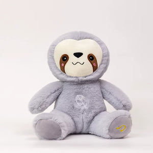 Breathing sloth plush toy with soft fabric, calming sleep buddy designed to help kids relax, reduce anxiety, and fall asleep faster