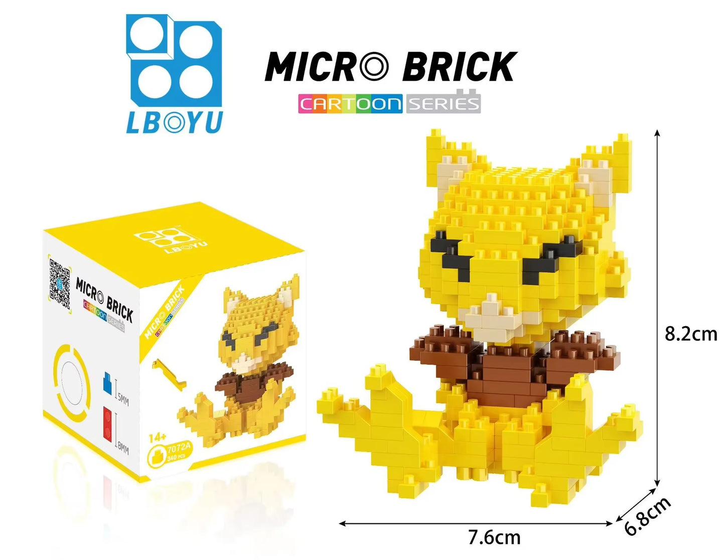 Pokemon Micro Building Blocks Marowak Jigglypuff Gengar Mudkip Piplup Raichu Gyarados Pikachu Mini Brick Figures Toy for Kids
