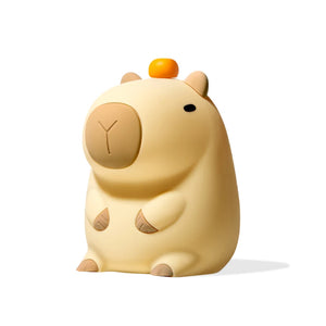 Close-up of the adorable capybara design on the night light