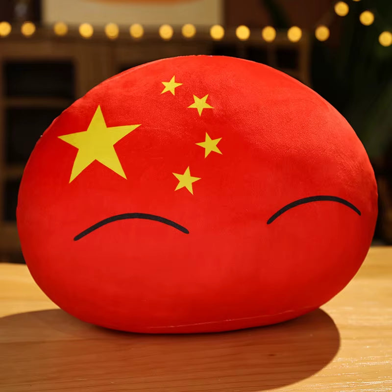 China country ball plush toy featuring Chinese flag design