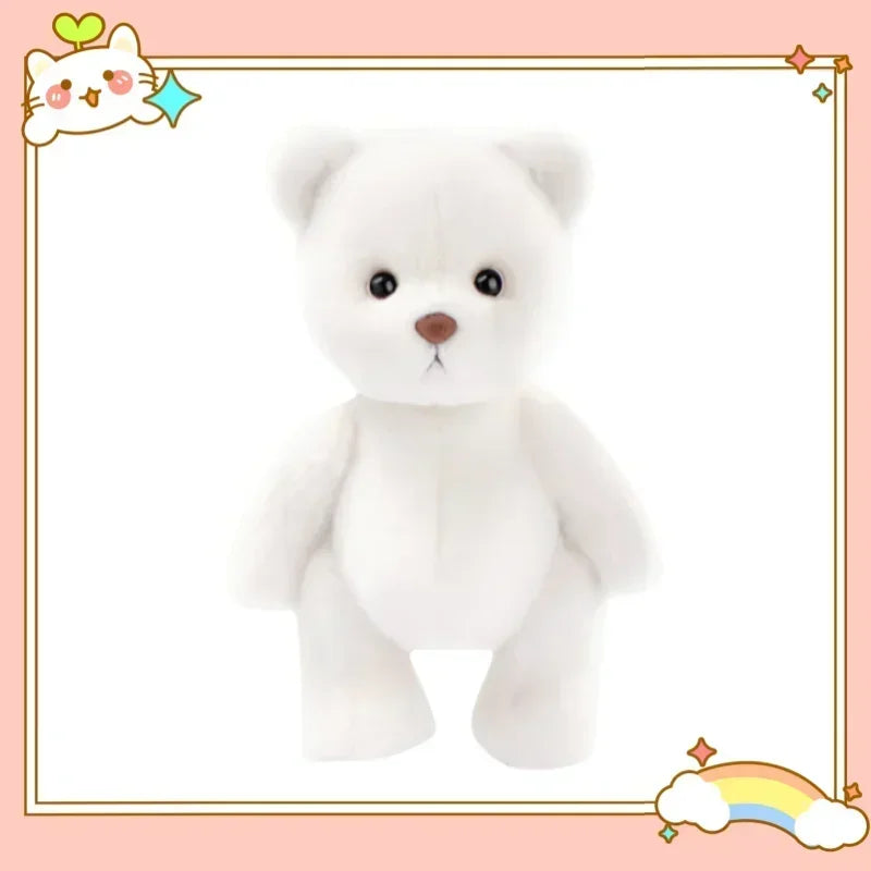 Dress-up teddy bear plush presented as a sweet birthday or holiday gift